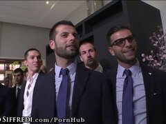 In den arsch, Arsch, Vorstellungsgespräch, Grosser schwanz, Grosse titten, Spermaladung, Hd, Orgie