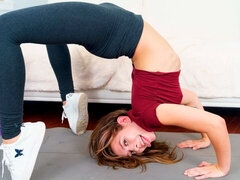 Kont, Mooi, Blond, Pijpbeurt, Handbeurt, Geschoren, Sportoefening, Tiener