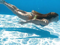 18 jahre, Blondine, Lingerie, Im freien, Russisch, Erotischer film, Titten, Unter wasser