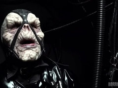 In den arsch, Sadomasochismus, Bizarr, Blondine, Besamung, Fetisch, Hardcore, Maske