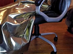 Gold Silky Shiny Skirt with Satin Half SLip