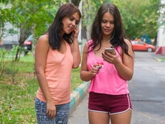 69 negenenzestig, Enthousiasteling, Slaapkamer, Bruinharig, Likken, Masturbatie, Kut duiken, Strippen