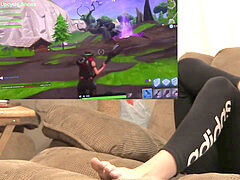 Fortnite with Brittney - epic bare soles