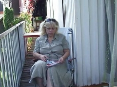 Gros seins, Blonde, Attrapée, Tchèque, Mamie, Mature, Maman, De plein air