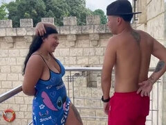 Cute Indian Stepsister Enjoys Scenic View and Gets Fucked Hard Until She Cums