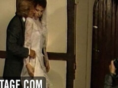 In den arsch, Arsch, Blasen, Braut, Hundestellung, Behaart, Muschi, Flotter dreier