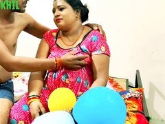 18, 叔母, デカチン, 自家製, インド人, なめる, 母, 義母