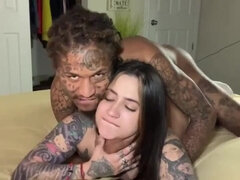 Negro, Universidad, Garganta profunda, Polla, Estilo perrito, Sexo duro, Casero, Interracial