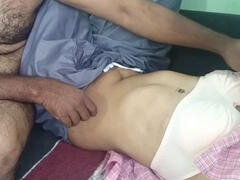 Slaapkamer, Grote lul, Zwart, Universiteit, Stel, Indisch, Buiten, Feest