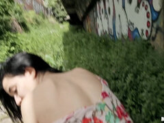 Amateur, Negro, Latina, Al aire libre, Perforación, Pov, Español, Tetas