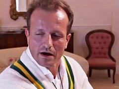 Anal, Blonde, Sucer une bite, Double pénétration, Béant, Groupe, Hôtesse de l'air, Uniforme