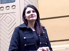 Entrevista, Belleza, Polla, Estilo perrito, Hembra, Sexo duro, Flaco, Chupando