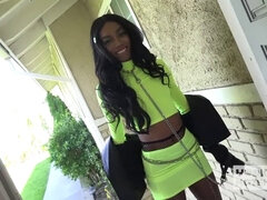 18 ans, Anal, Noire, Tir de sperme, Noir ébène, Hard, Adolescente, Nénés