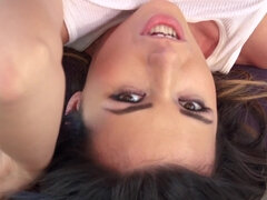 Sucer une bite, Brunette brune, Collège université, Queue, Hard, Actrice du porno