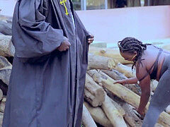 Afrikanisch, Grosser arsch, Schwarz