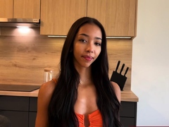 Asiatisch, Grosser schwanz, Blasen, Hundestellung, Filipina, Hardcore, Hd, Pov