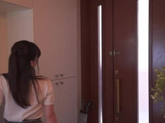Badkamer, Pijpbeurt, Vingeren, Onschuldig, Japaans, Tiener, Tieten likken, Uniformpje