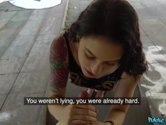 Enthousiasteling, Amerikaans, Grote mammen, Pijpbeurt, Lul, Europees, Handbeurt, Openbaar