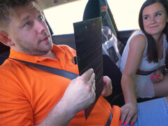 Kont, Bruinharig, Tsjechisch, Europees, Natuurlijke tieten, Kut duiken, Tiener, Tieten likken