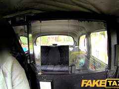 FakeTaxi Big-Boobed black-haired in anal invasion creampie