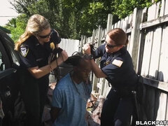 Noire, Tir de sperme, Queue, Grosse, Hard, Mature, Police, Uniforme