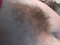 Arsch, Blondine, Kleid, Behaart, Lingerie, Unter dem rock