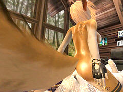 Hairy, big-ass, from the rear