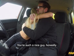 Nasty slut gets a hard anal from her driving instructor