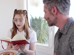 Sucer une bite, Tir de sperme, Hd, Léchez, Actrice du porno, Pov, Rousse roux, Nénés
