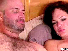 Sucer une bite, Couple, Tir de sperme, Embrassement, Masturbation, Mature, Lécher le sphincter, Transsexuelle