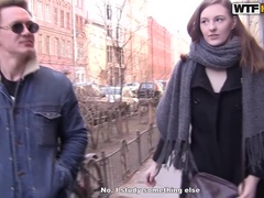 Sperma in gezicht, Geld, Slikken, Trio, Tieten likken