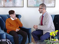Blondine, Blasen, Spermaladung, Papi, Kehlenfick, Hd, Lecken, Mutti