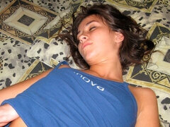 フェラチオ, 茶髪の, バック, 下着, ロシア人, 剃毛, ティーン, オッパイの