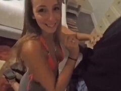 Amateur, Cul, Gros seins, Couple, Mignonne, Pov, Branlette espagnole, Épouse