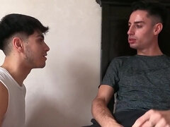 Cul, Lécher le cul, Grosse bite, Sucer une bite, Brunette brune, Doigter, Homosexuelle, Léchez