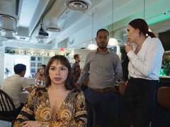 Culo grande, Tetas grandes, Morena, Pov, Público, Inodoro