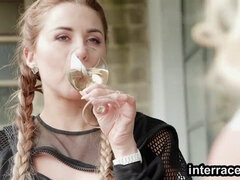 Africano, Anal, Verga grande, Negro, Ébano, Interracial, Masaje, Aceite