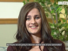 Adorable, Entrevista, Mamada, Primera ves, Francés, Lamidas, Coño, Adolescente