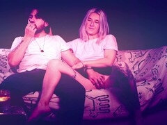 Aus dem arsch in den mund, Blasen, Zierlich, Muschi, Dürr, Schwedisch, Tätowierung, Titten