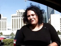 Adult bbw girlfriend takes taxi ride and furthermore dick in pussy