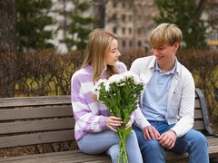 18 jaar, Kont, Blond, Zoenen, Orgasme, Feest, Geperverteerd, Tieten likken