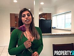 Horny wife with big tits cheats on her husband with real estate agent