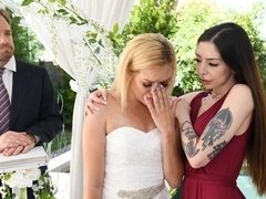 お尻, 黒人, フェラチオ, 結婚, 茶髪の, バック, 毛深い, 手コキする