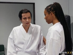 Negro, Dominación, Ébano, Tetas naturales, Coño, Español, Hilo dental, Tetas