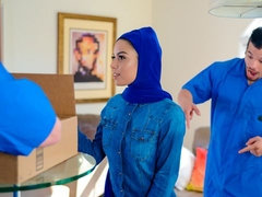 アラブ, フェラチオ, バック, ダブル開発, 女 人男 人, 手コキする, 淫乱熟女, 自然山雀