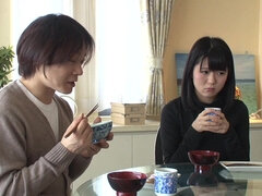 アジア人, お尻, デカ尻, デカパイ, フェラチオ, 茶髪の, 日本人, オッパイの