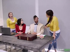 茶髪の, 中出し, イマラチオ, 女, 指いじり, オマンコ, ガリガリ, スパンキング