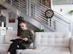 18, 美女, デカパイ, ブロンド, 兄弟, イマラチオ, チン, なめる