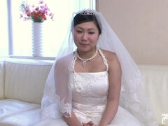 Lustful asian bride breathtaking porn scene