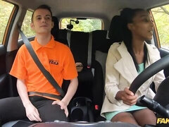 Cul, Noire, Voiture, Queue, Énorme, Innocente, Interracial, Dénudage